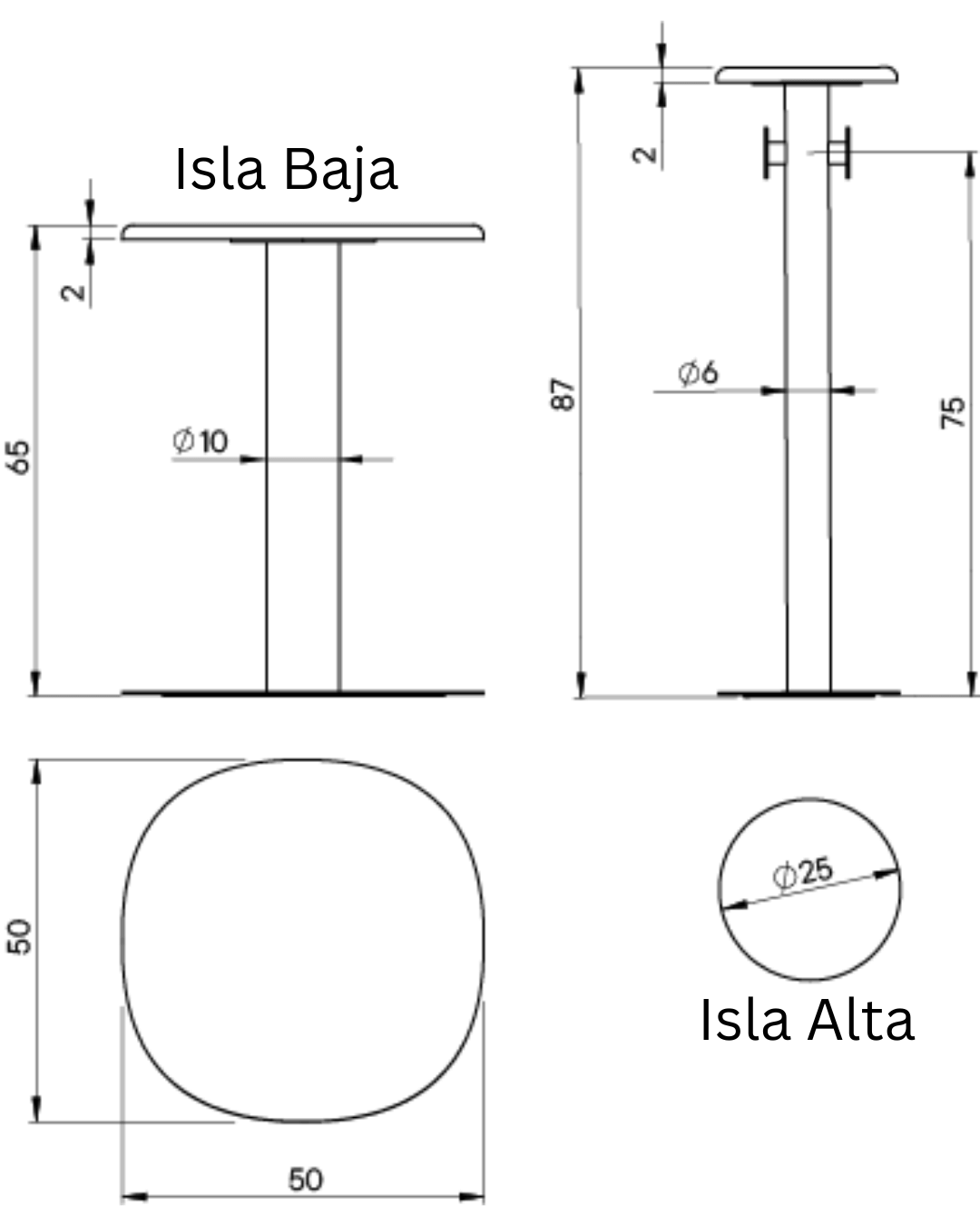 Table Basse ISLA BAJA