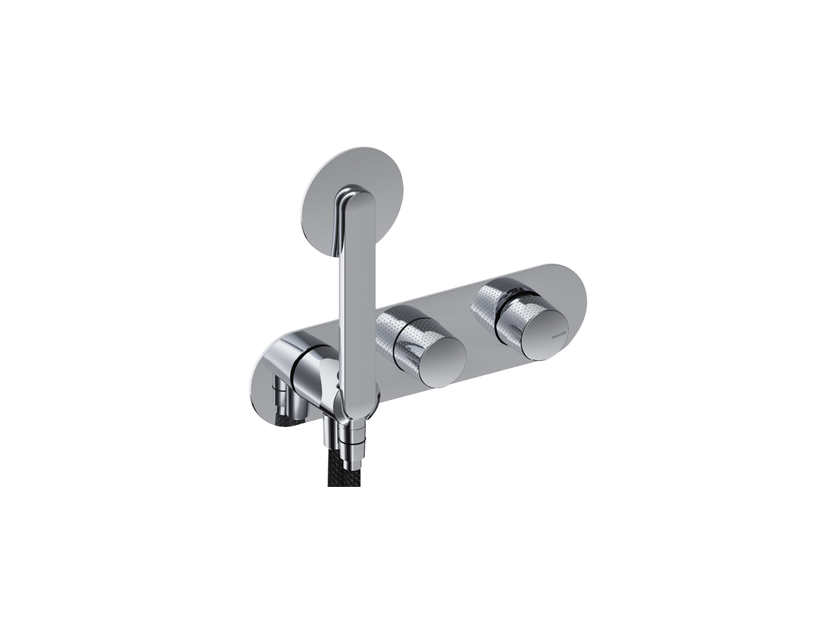 Dedal - Mitigeur de douche mural 2 voies – Finition Chrome