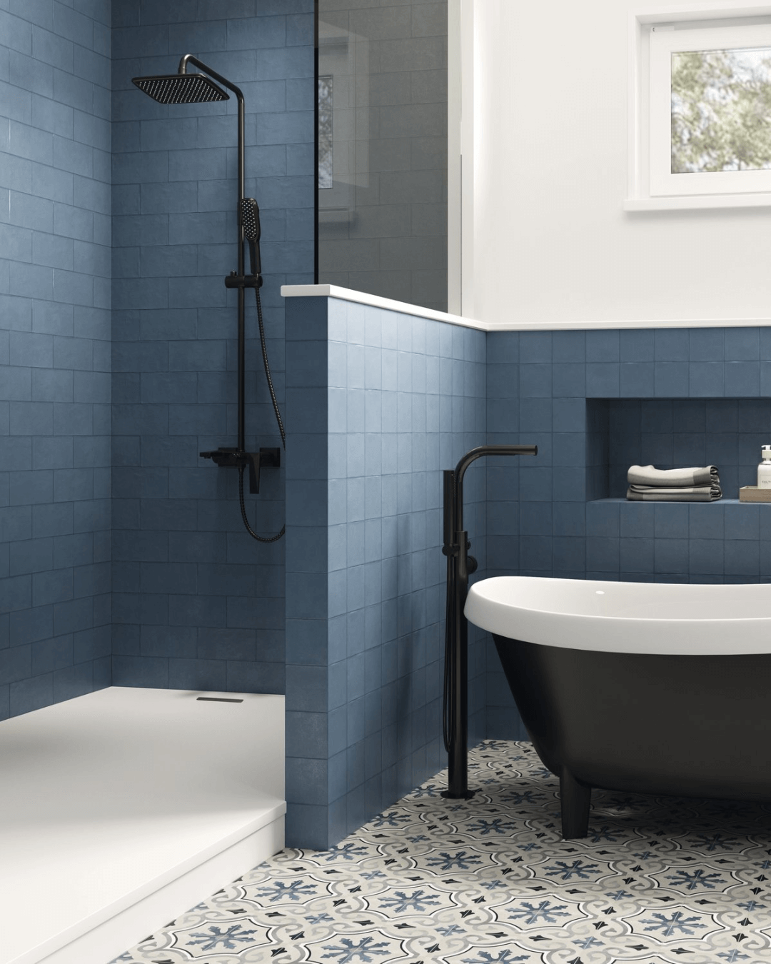 Carrelage Downtown Blue 11.5x23.2