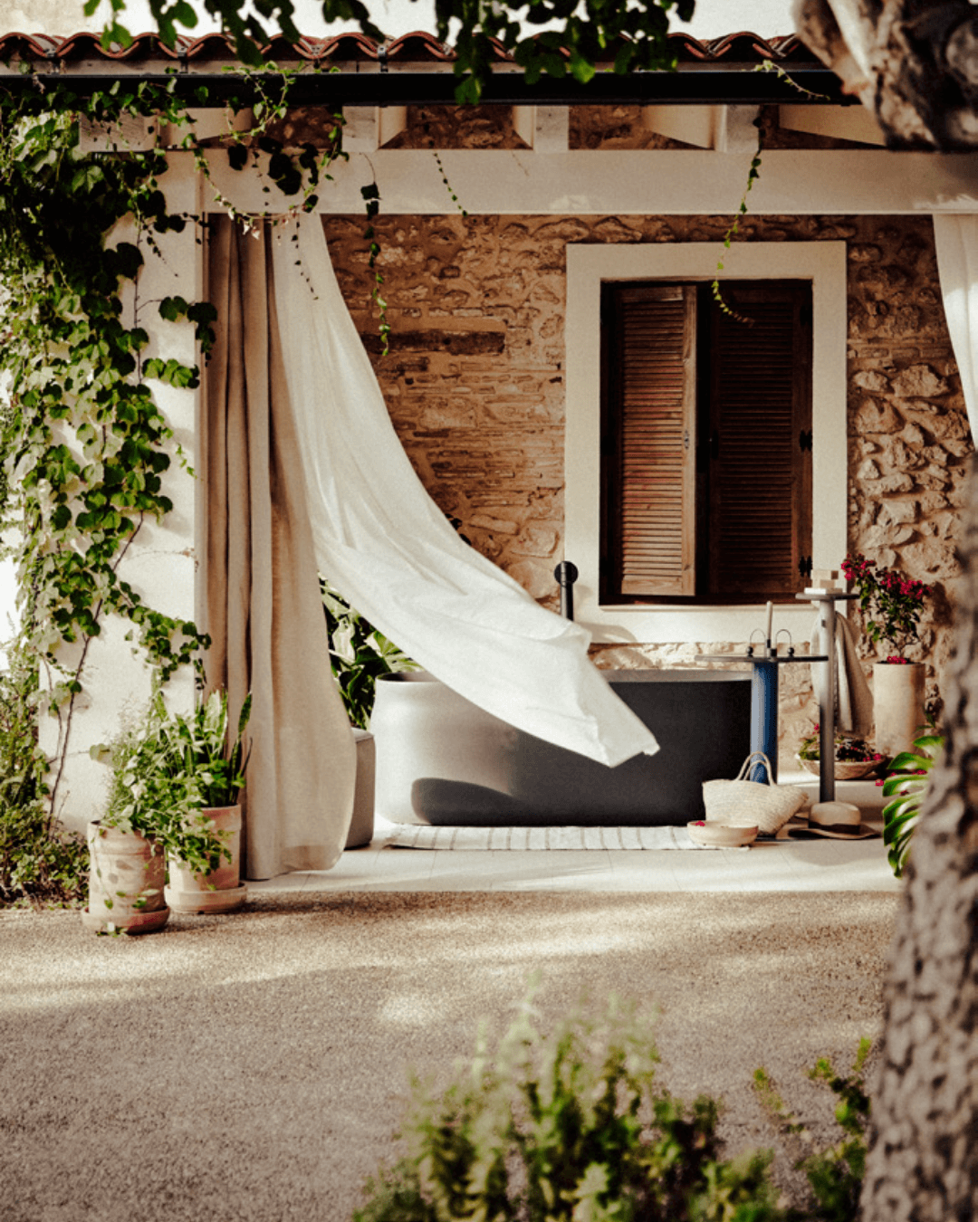 Ensemble Baignoire îlot Duna Hillside