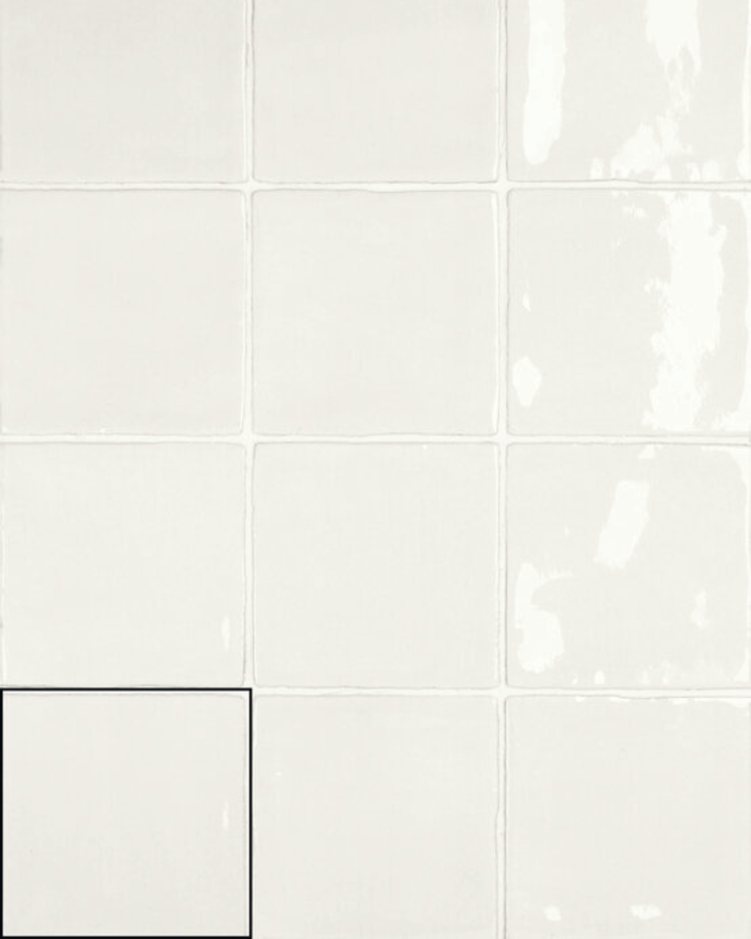 Carrelage Nour White 10x10