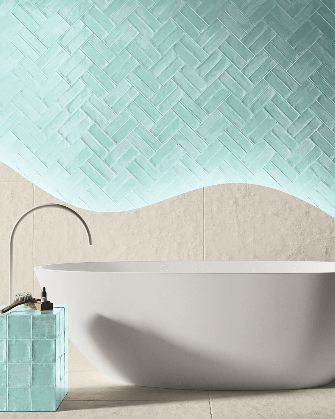 Carrelage Nour Aqua 6.5x20