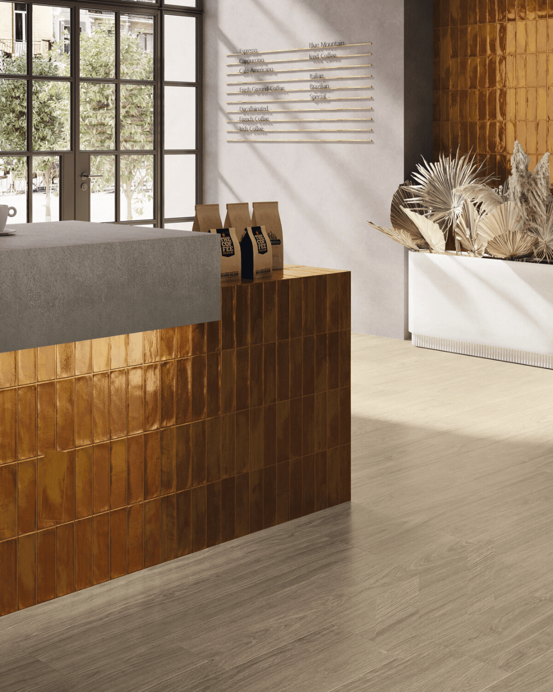 Carrelage Nour Caramel 6.5x20