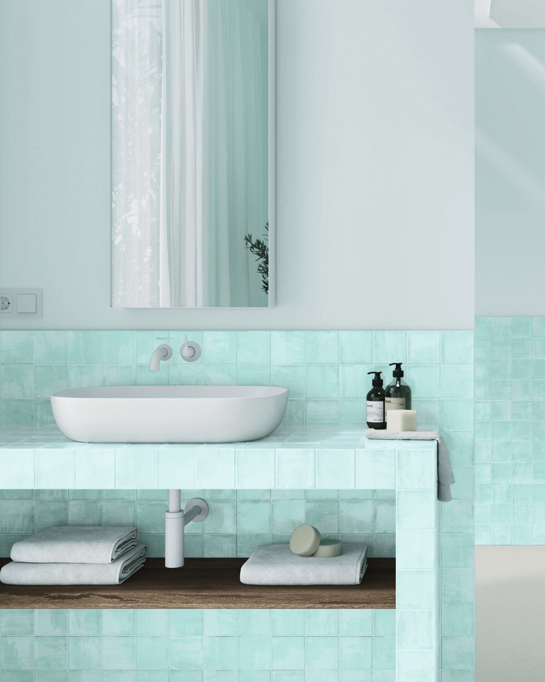 Carrelage Nour Aqua 10x10