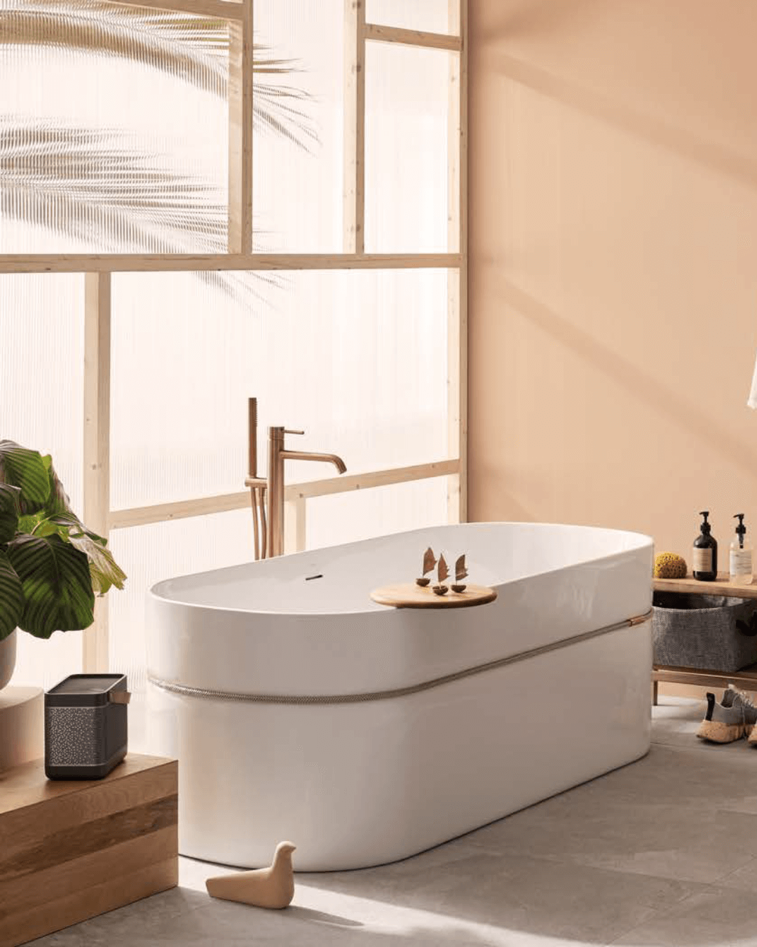 Baignoire îlot TEMPO White