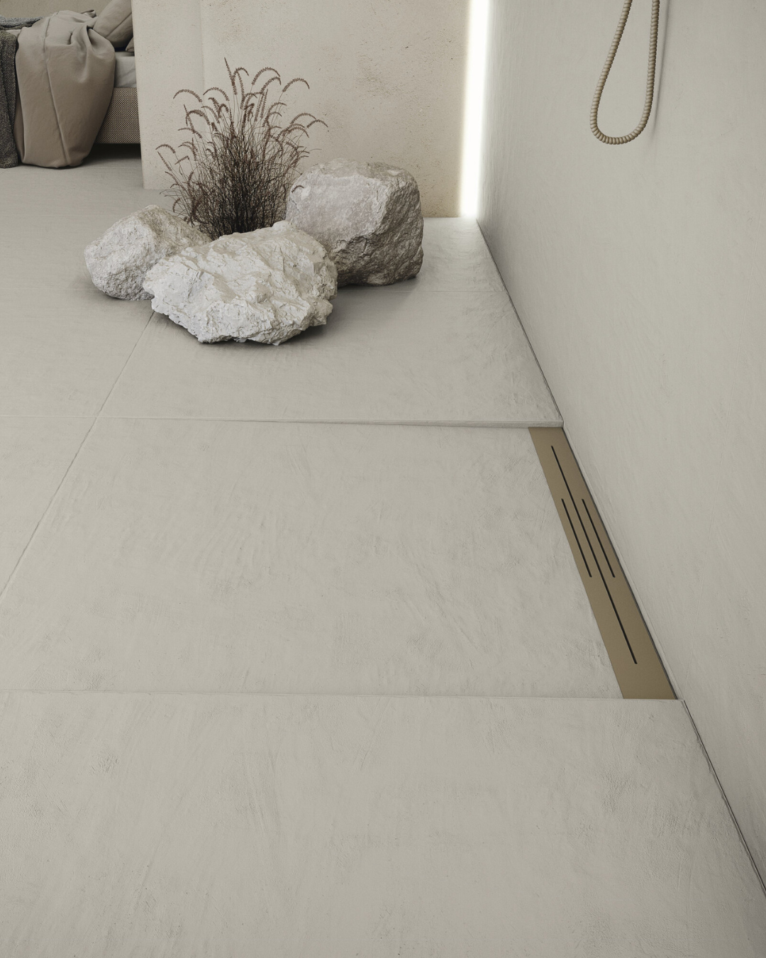 A Piedi Grey 100x100 - Carrelage gris terre cuite mural et sol pleine masse