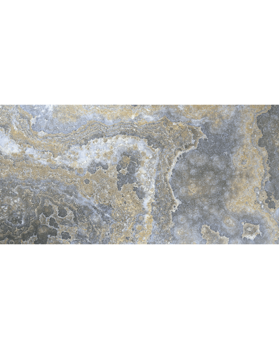 Agate Blue 60x120 - Carrelage mural et sol style pierre et marbre bleu