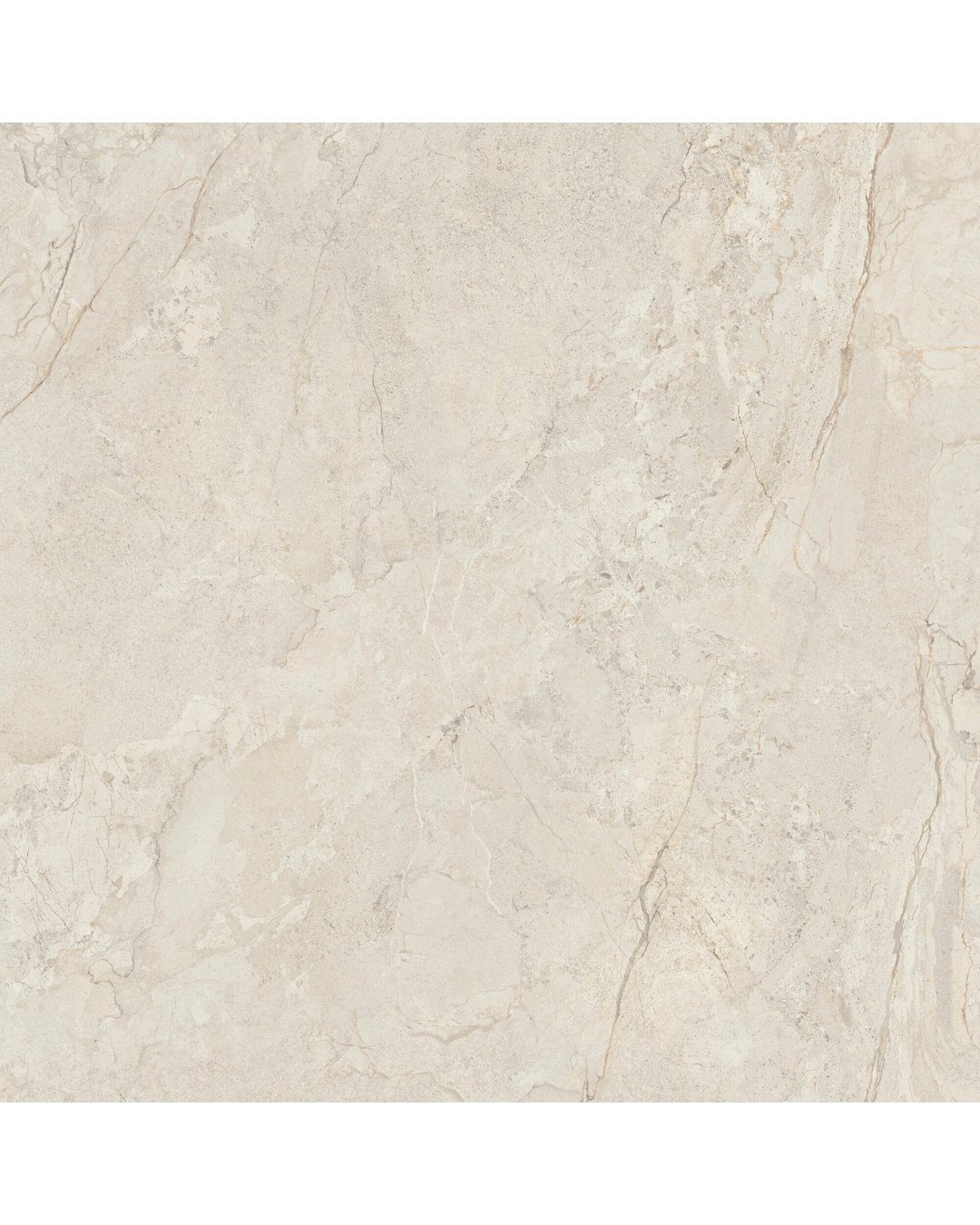 Alloy Cream Mat 120x120 - Carrelage couleur crème style pierre grès cérame mat pour sols et murs