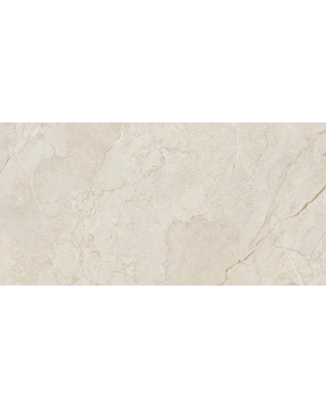 Alloy Cream Mat 60x120 - Carrelage couleur crème style pierre grès cérame mat pour sols et murs