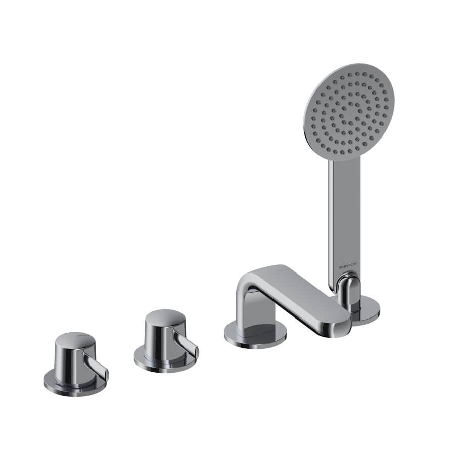Dedal - Mitigeur au bord pour baignoire – Finition Chrome