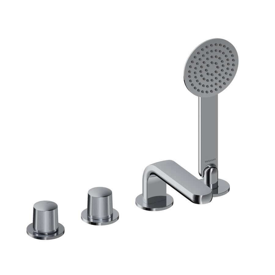 Dedal - Mitigeur au bord pour baignoire – Finition Chrome