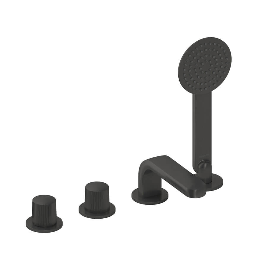 Dedal - Mitigeur au bord pour baignoire – Finition raw metal