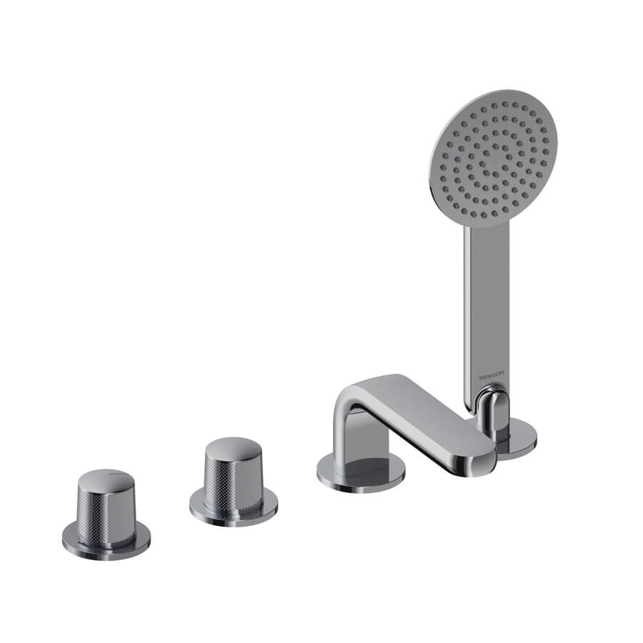 Dedal - Mitigeur au bord pour baignoire – Finition Chrome