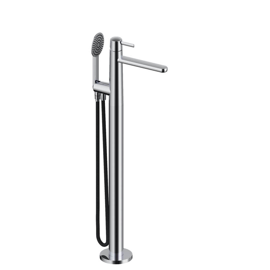 Dedal - Robinet sur pied pour baignoire – Finition Chrome