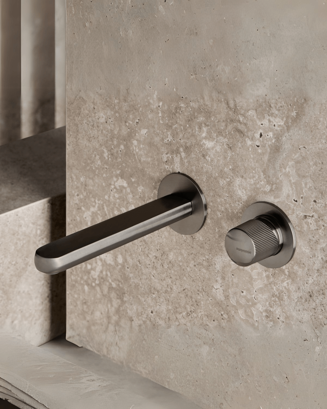 Dedal : Mitigeur encastré chromé pour lavabo