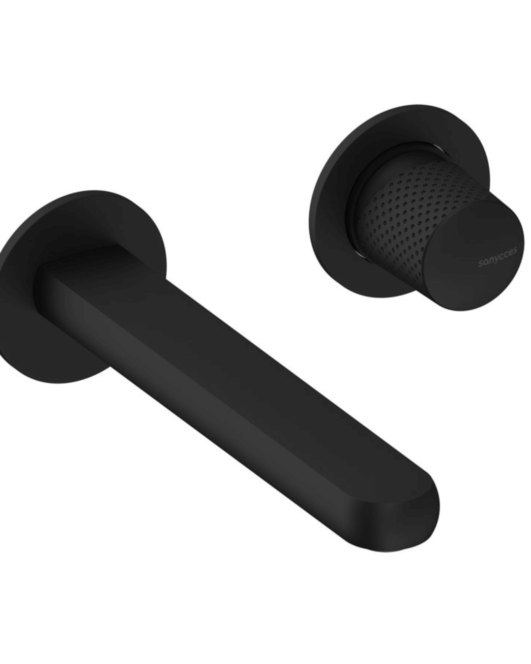 Dedal : Mitigeur encastré noir pour lavabo