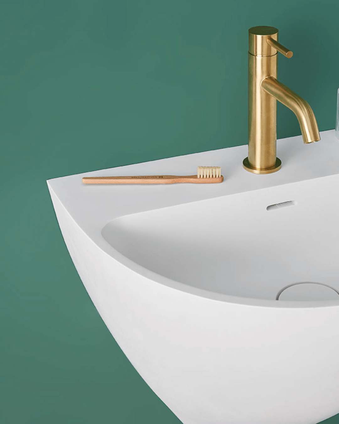 KALIYA : Vasque murale suspendue 50x38x57 en Gelcoat