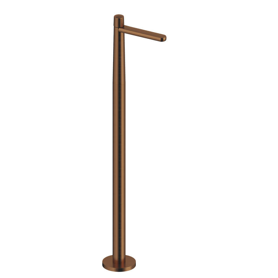 Dedal - Mitigeur de lavabo îlot – Finition or rose brossé