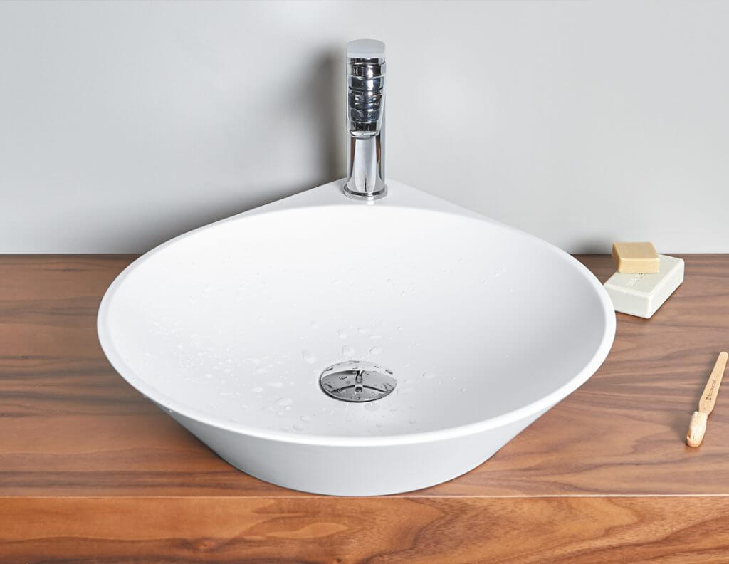 Nadir - Vasque finition blanc mat
