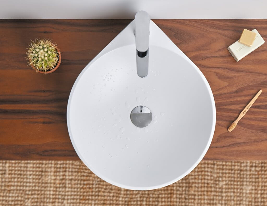 Nadir - Vasque finition blanc mat