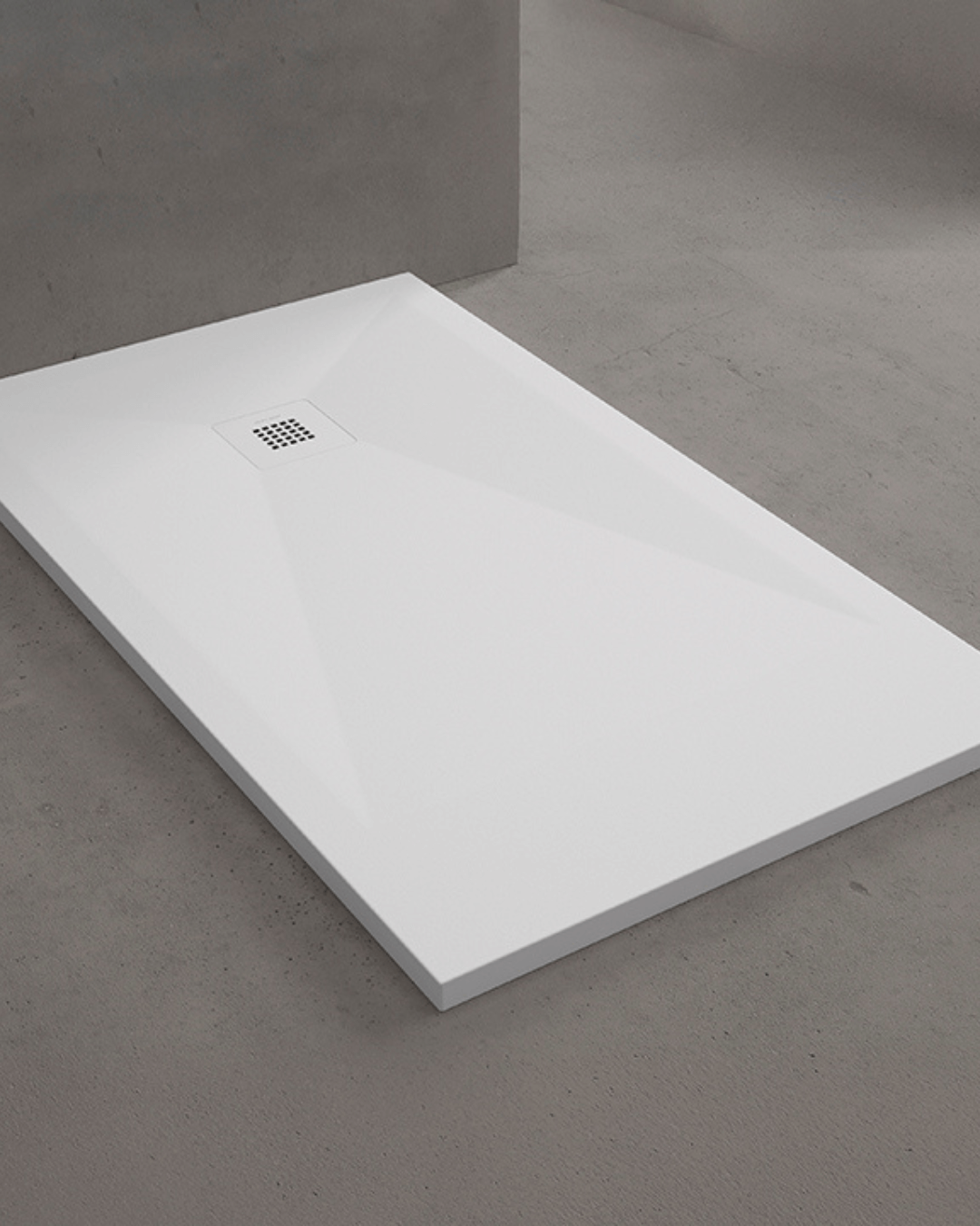 FRESCO : Receveur de douche antidérapant - lisse et ardoise - tailles XL disponibles