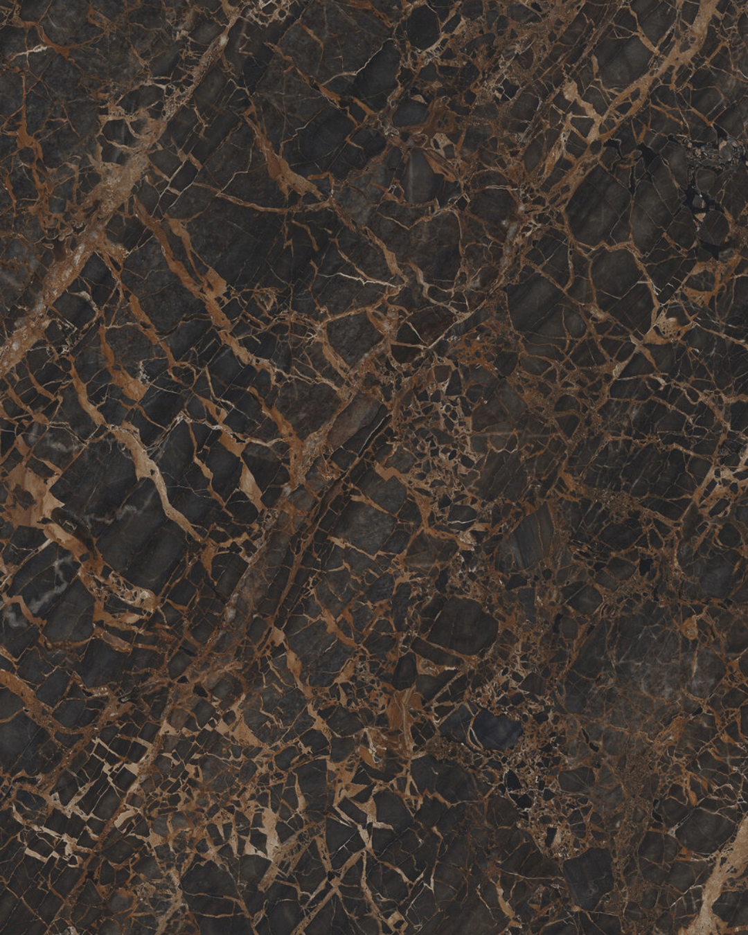 Grand Format Portoro Gold 120×280 - Carrelage marbre poli noir veiné or effet miroir bords rectifiés