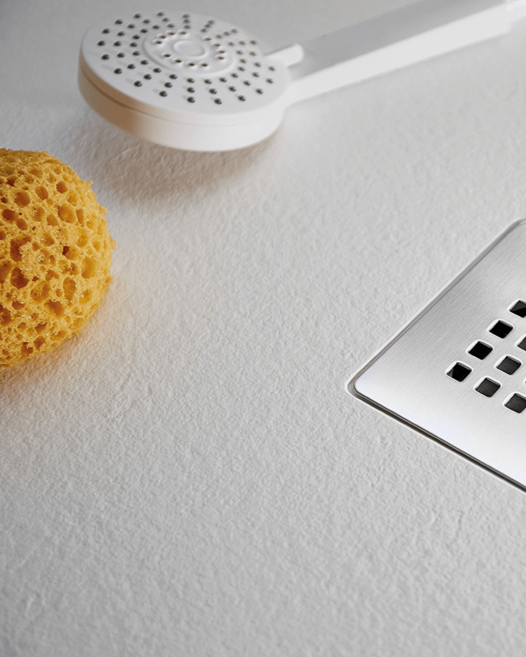 STRATO : Receveur de douche de plein pied - Ardoise antidérapant