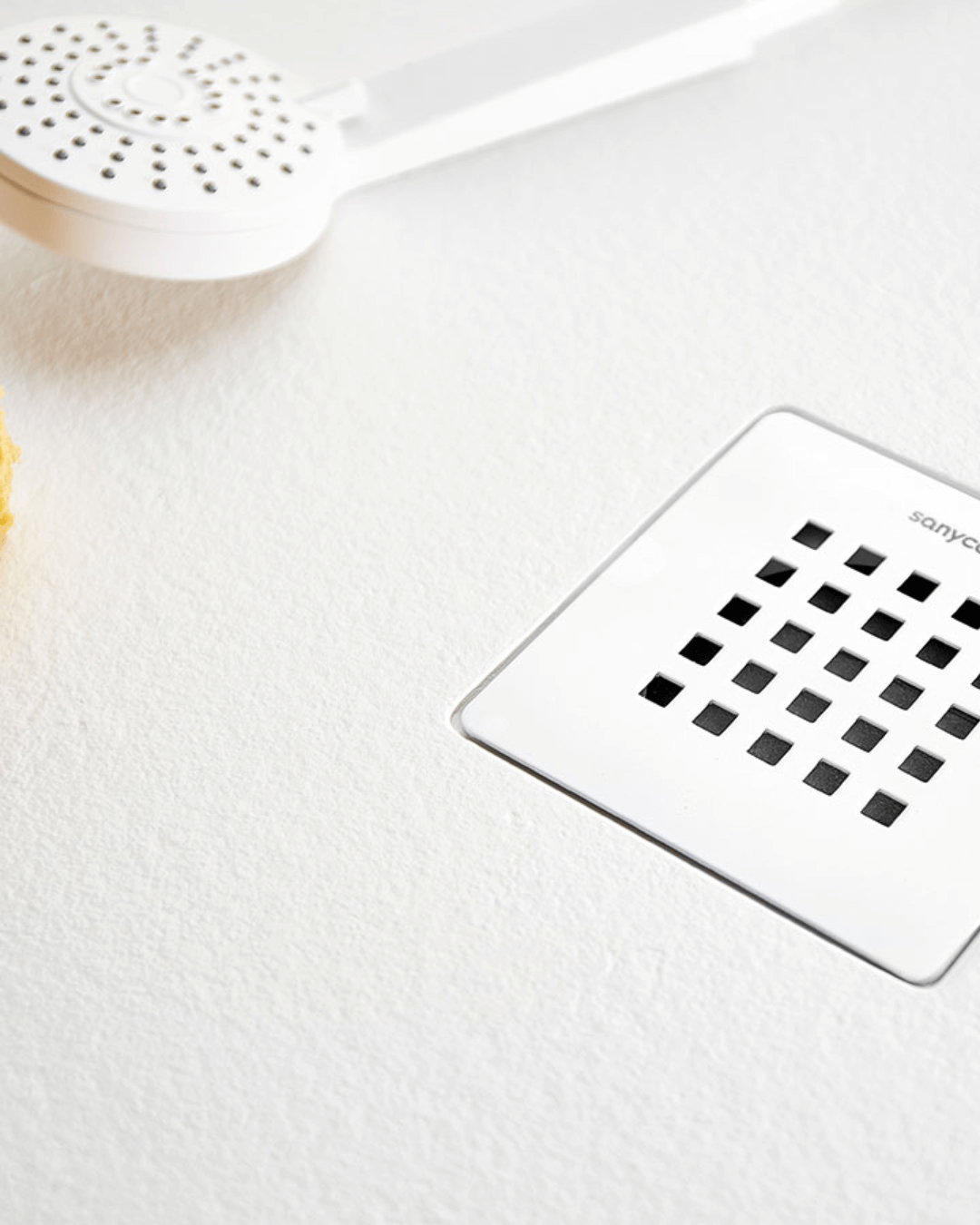 STRATO : Receveur de douche de plein pied - Ardoise antidérapant