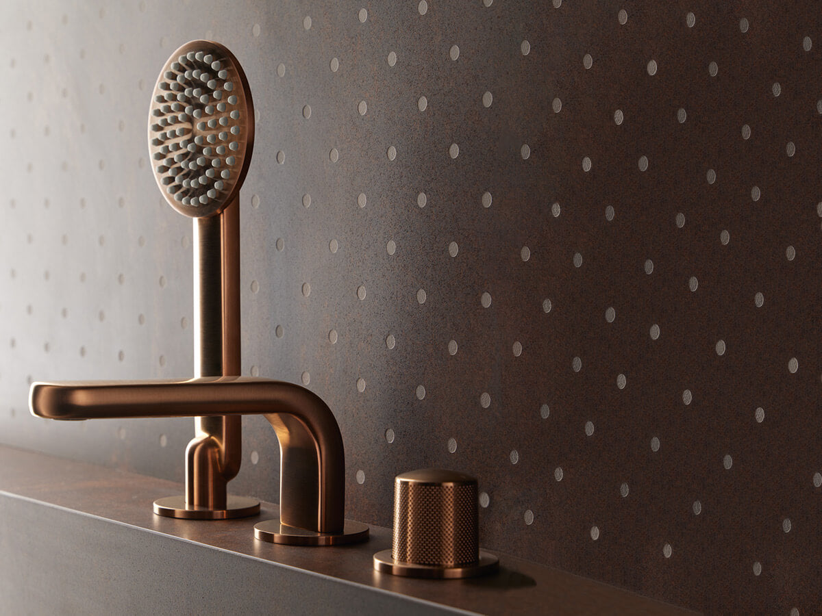 Dedal - Mitigeur au bord pour baignoire – Finition noir mat