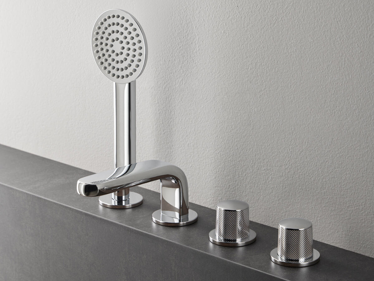 Dedal - Mitigeur au bord pour baignoire – Finition Chrome