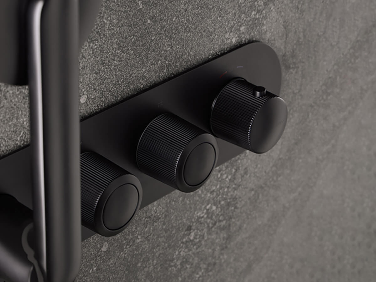 Dedal - Thermostatique de douche horizontal chromé
