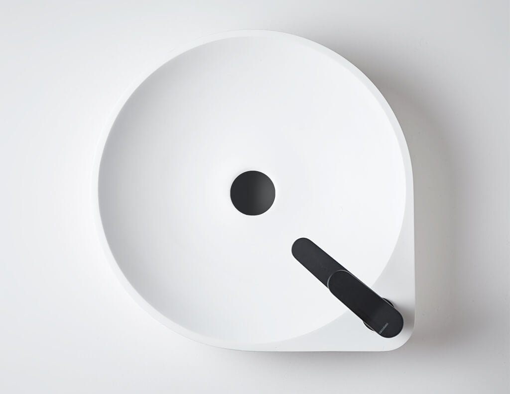 Nadir - Vasque finition blanc mat