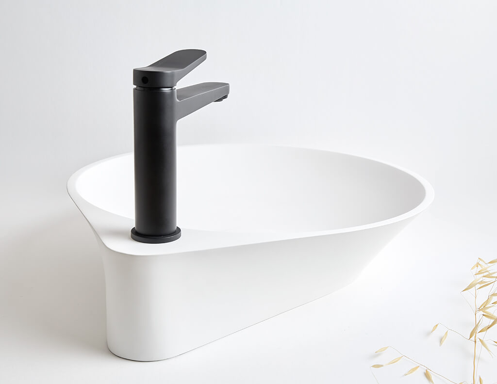 Nadir - Vasque finition blanc mat