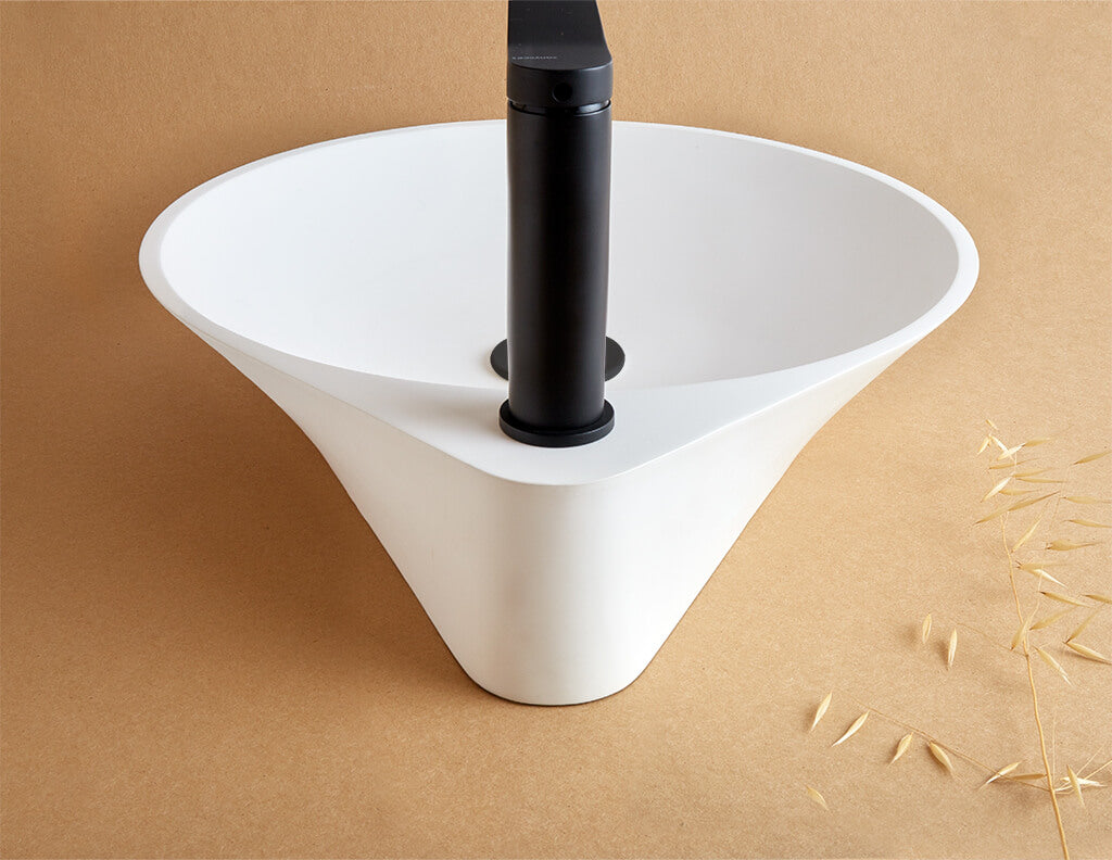 Nadir - Vasque finition blanc mat