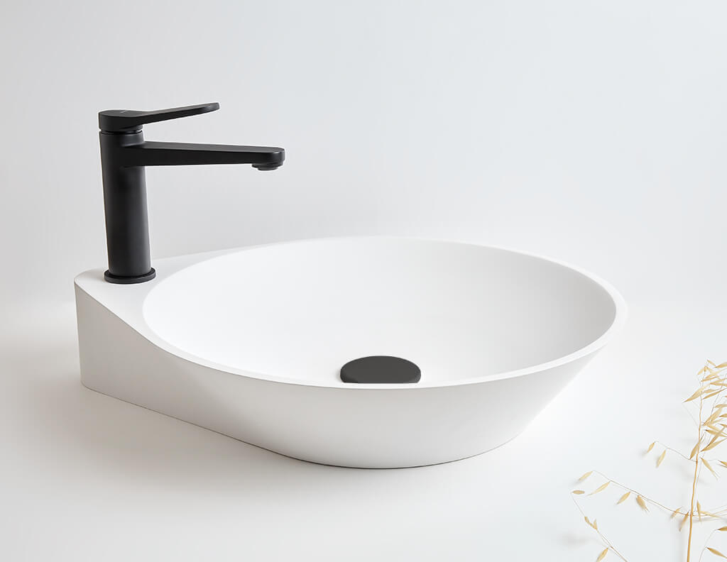 Nadir - Vasque finition blanc mat