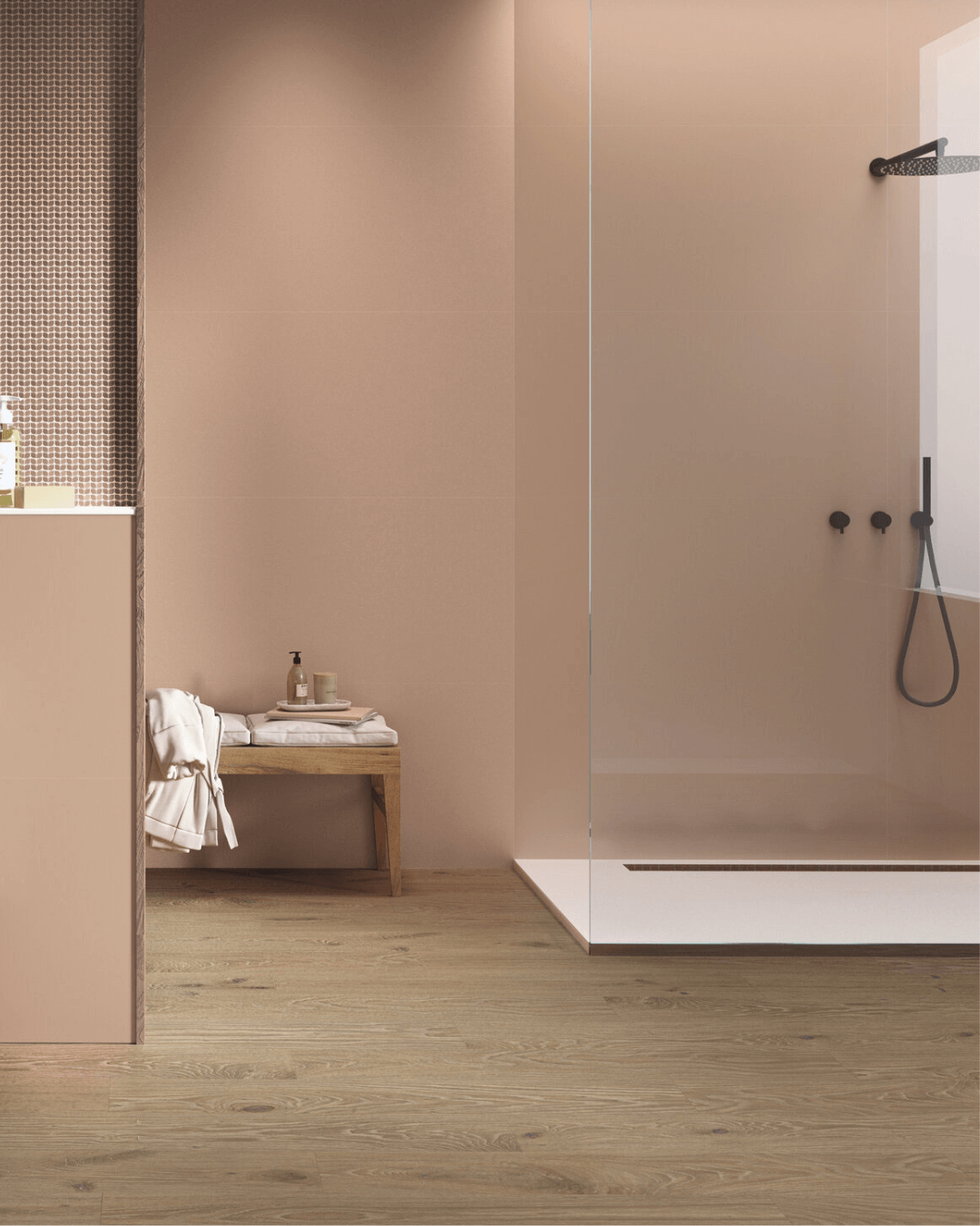 Triana Caoba 20x120 - Carrelage effet bois sol & mural bords rectifiés
