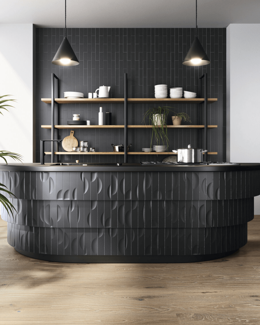 Triana Caoba 20x120 - Carrelage effet bois sol & mural bords rectifiés