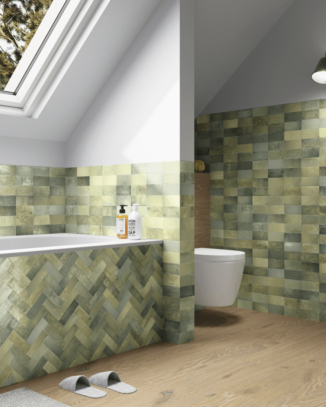 Triana Desierto 20x120 - Carrelage effet bois sol & mural bords rectifiés