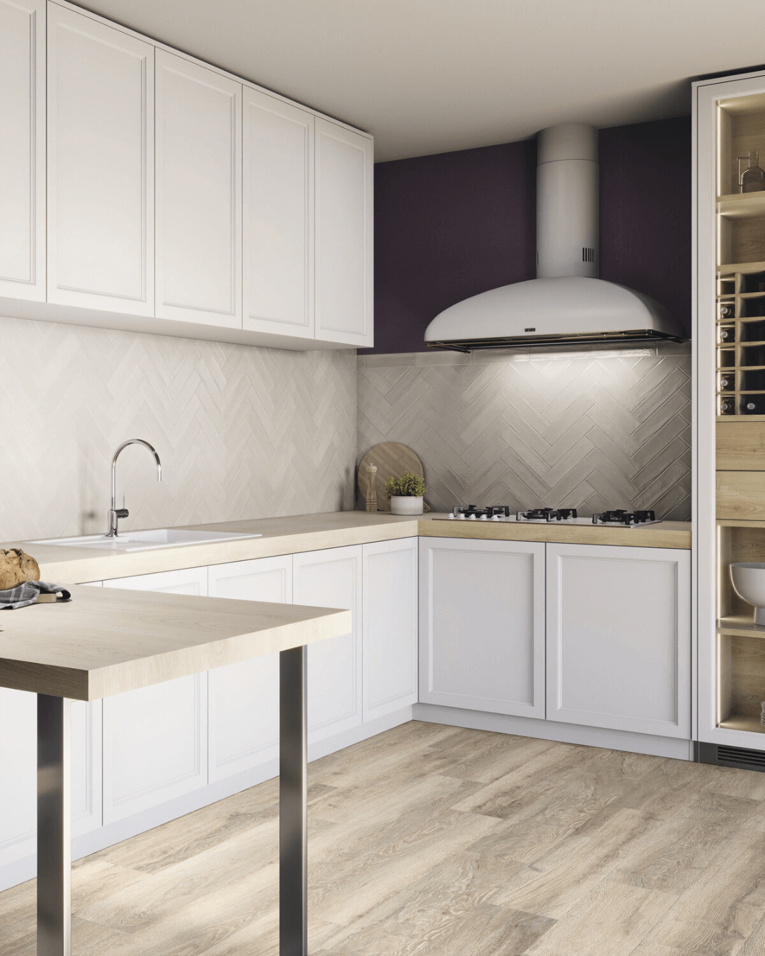 Yoho Cashew 22x120 - Carrelage effet bois Chêne clair bords rectifiés