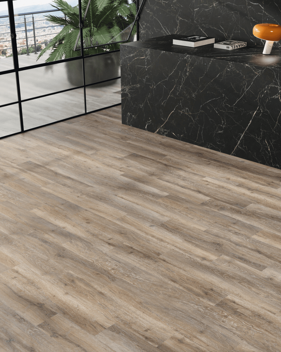 Yoho Sesame 22x120 - Carrelage effet bois Chêne vieilli bords rectifiés