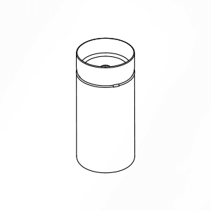Tempo - Lavabo blanc en colonne