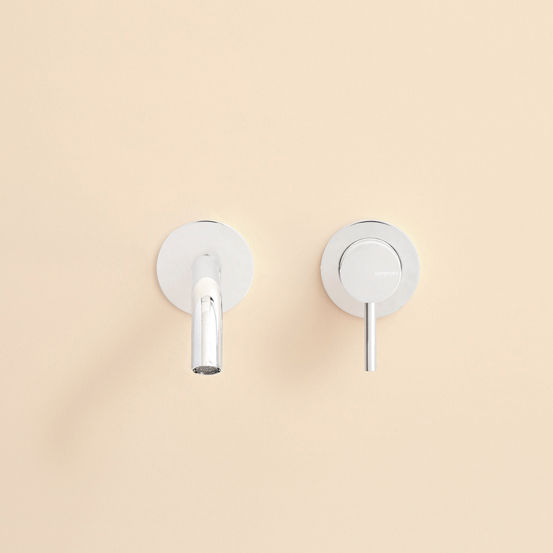 Mitigeur mural LOOP avec système d'ouverture en eau froide