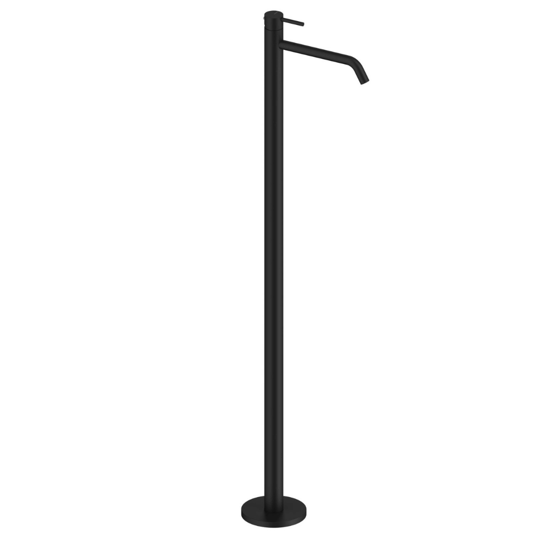 Mitigeur sur pied LOOP avec système d'ouverture en eau froide