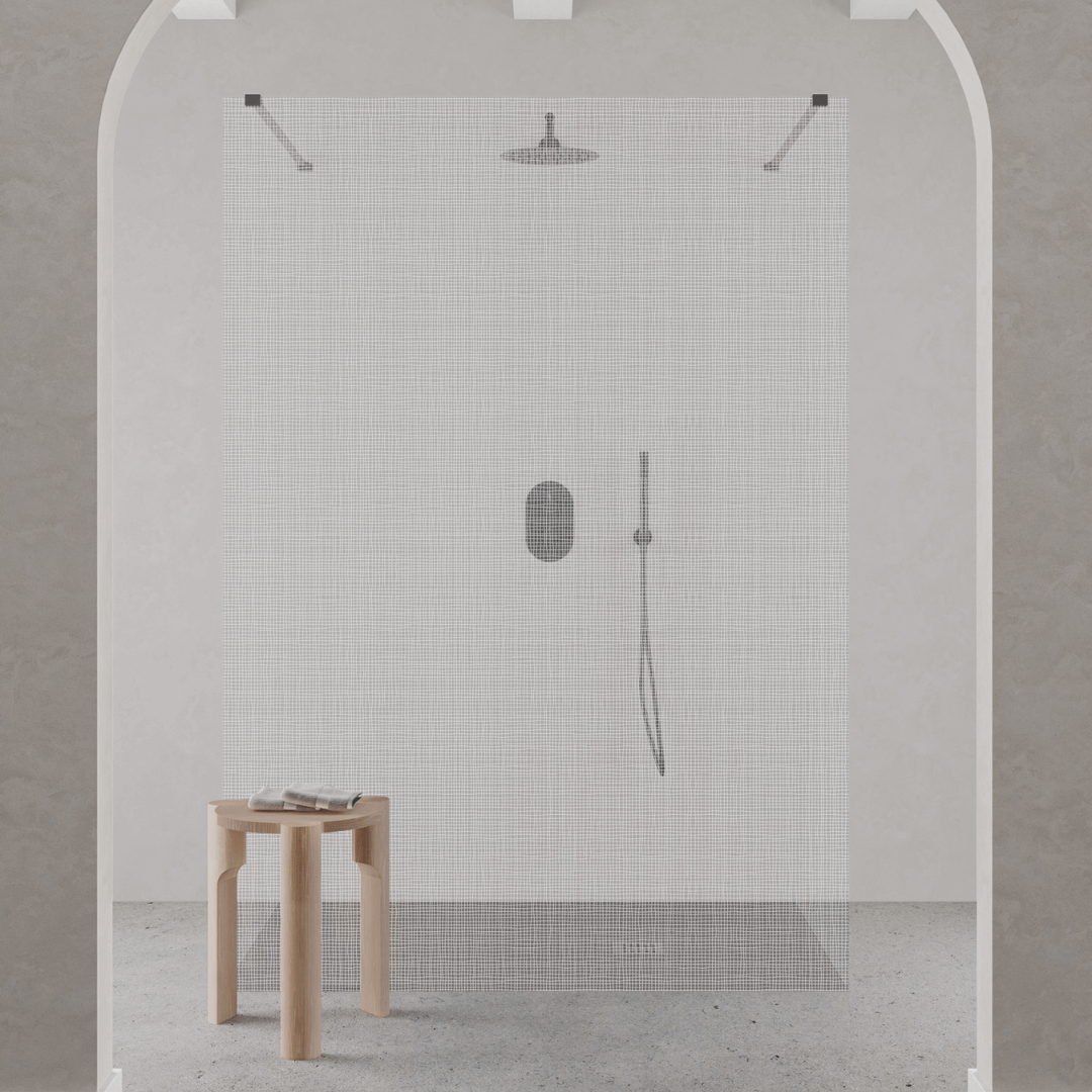 Paroi de douche SINGLE DECOR FABRIC 1