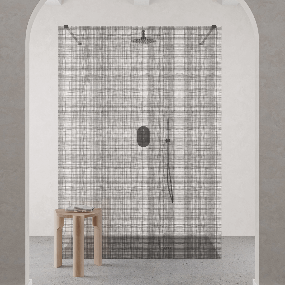 Paroi de douche SINGLE DECOR FABRIC 1