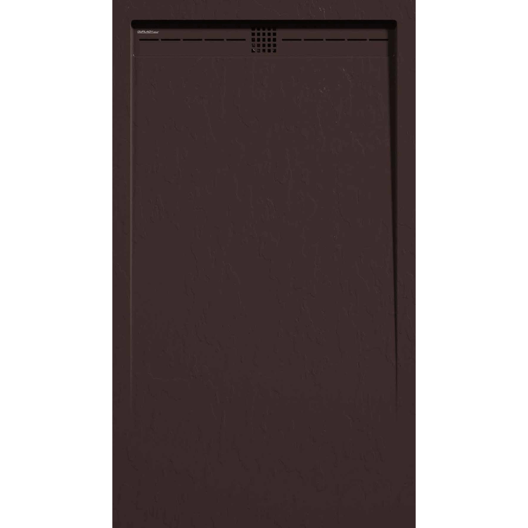 STONE CACH receveur de douche extra-plat ARDOISE Chocolat
