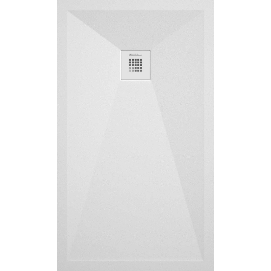 Stone Plus receveur de douche extra-plat LISSE Blanc