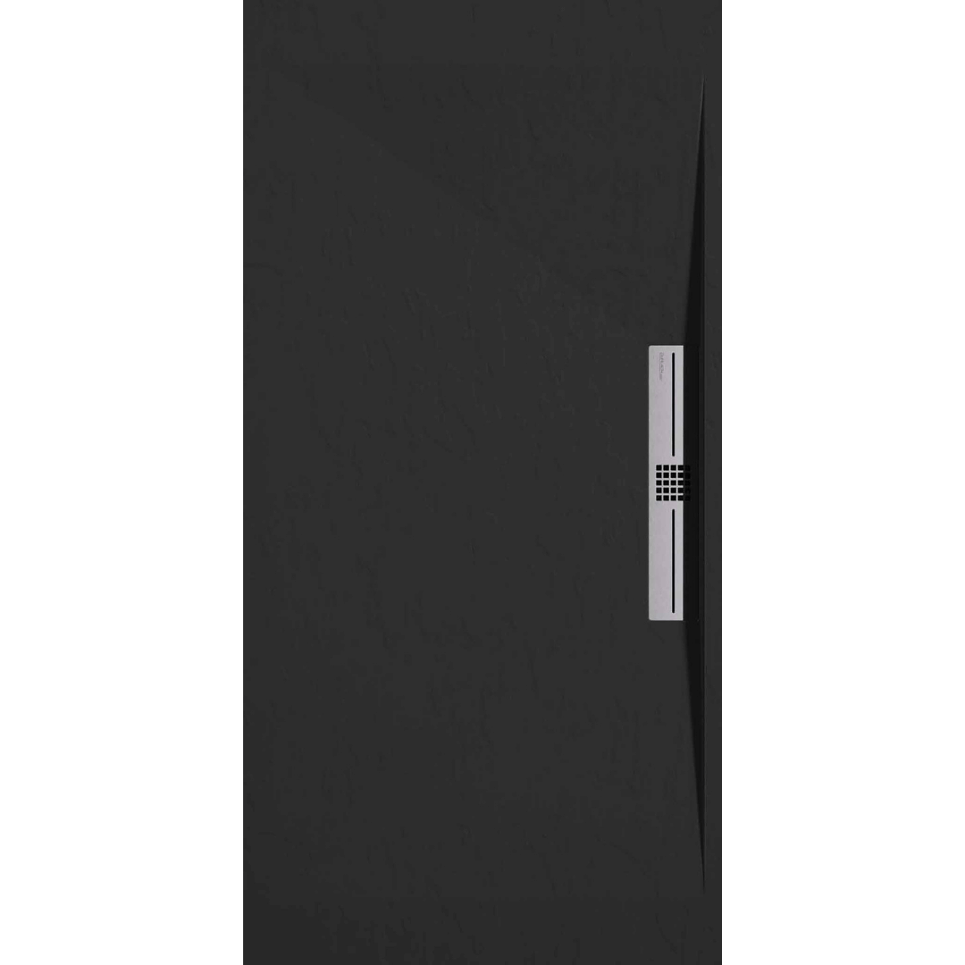 STONE SIDE receveur de douche extra-plat ARDOISE Noir
