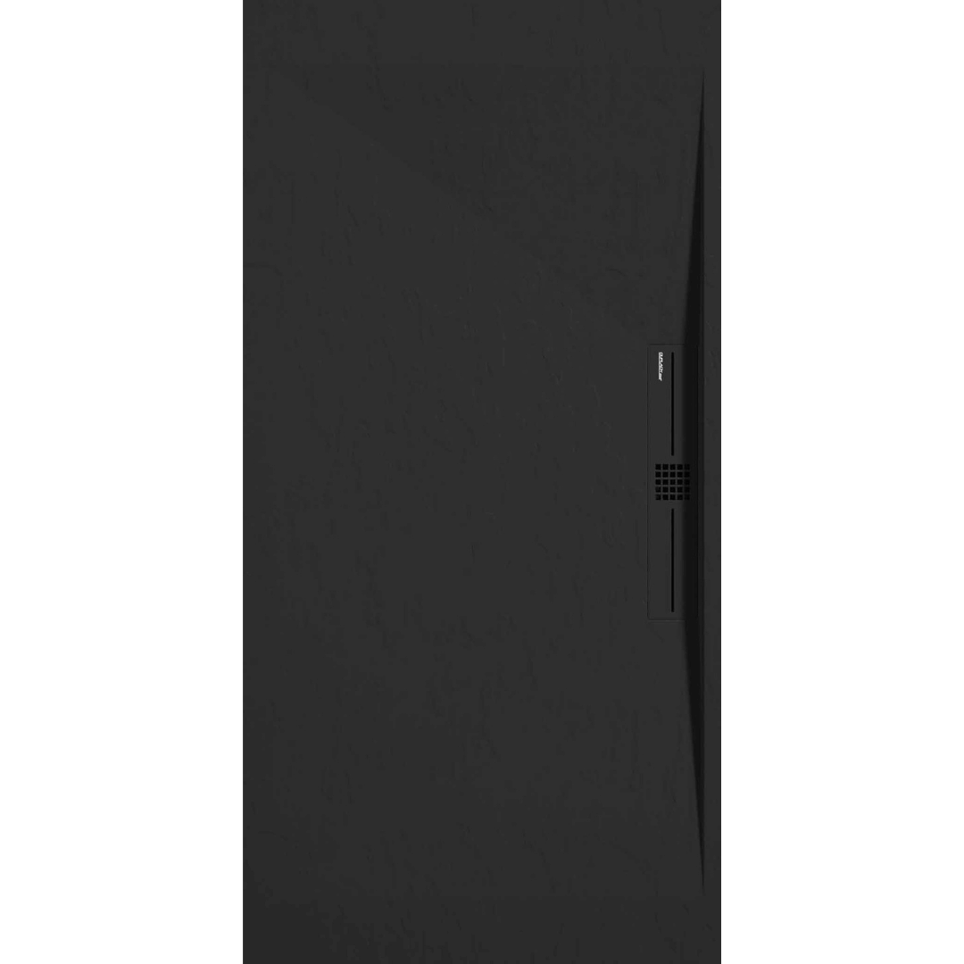 STONE SIDE receveur de douche extra-plat ARDOISE Noir