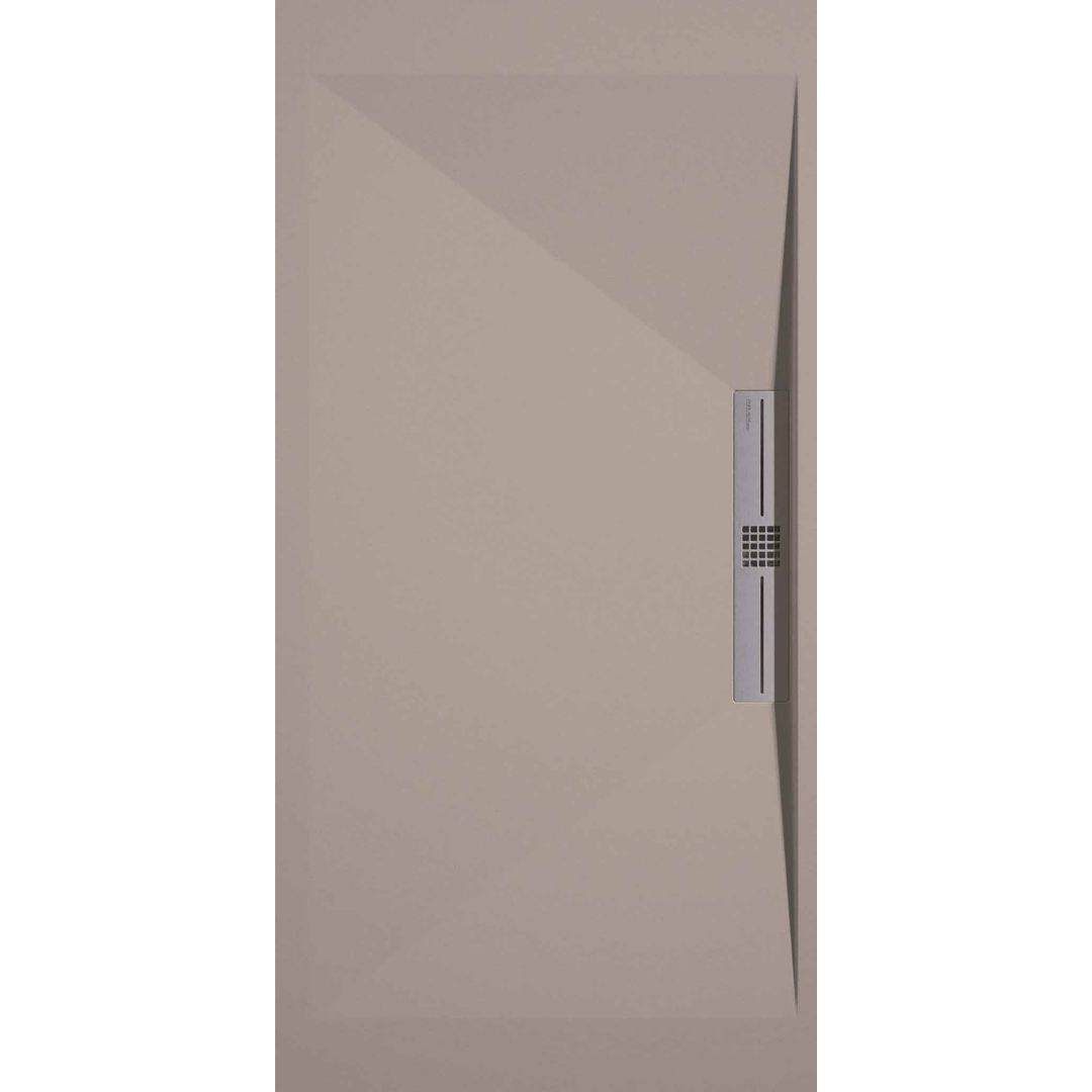 STONE SIDE receveur de douche extra-plat LISSE Sable